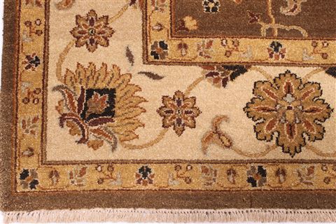 Jaipur Brown Hand Knotted 90 X 122 Area Rug 301-30781 Image 2