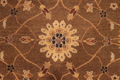 Jaipur Brown Hand Knotted 90 X 122 Area Rug 301-30781 Image 4