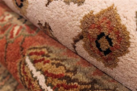 Jaipur Red Hand Knotted 91 X 123 Area Rug 301-30782 Image 4