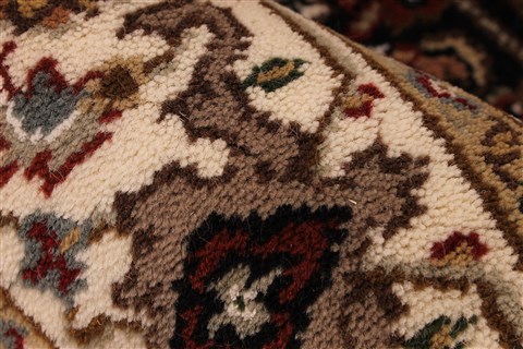 Mahi Beige Runner Hand Knotted 29 X 249  Area Rug 256-30783 Image 9