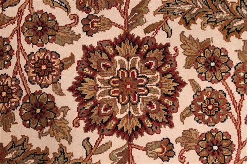 Jaipur White Hand Knotted 93 X 122 Area Rug 301-30784 Image 7