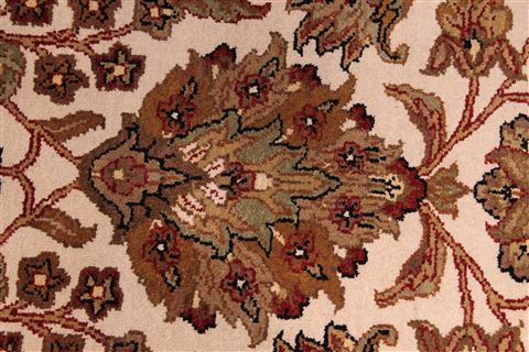 Jaipur White Hand Knotted 93 X 122 Area Rug 301-30784 Image 8