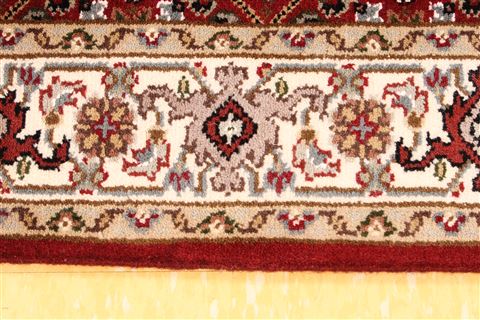 Mahi Beige Runner Hand Knotted 29 X 242  Area Rug 256-30785 Image 2