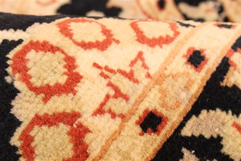 Tabriz Beige Runner Hand Knotted 27 X 160 Area Rug 256-30789 Image 5