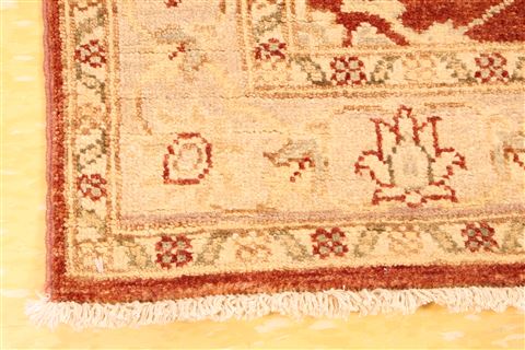 Pishavar Red Runner Hand Knotted 26 X 160 Area Rug 256-30791 Image 1