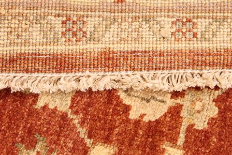 Pishavar Red Runner Hand Knotted 26 X 160 Area Rug 256-30791 Image 7