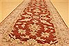 Pishavar Red Runner Hand Knotted 26 X 160  Area Rug 256-30791 Thumb 6