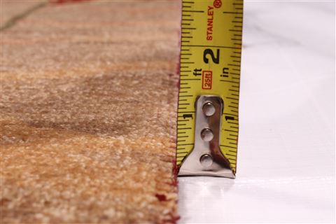Modern Red Hand Knotted 86 X 1110 Area Rug 301-30794 Image 4