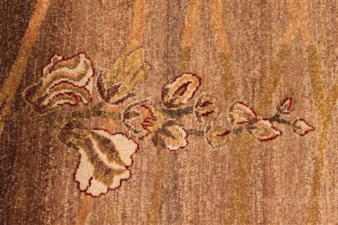 Modern Red Hand Knotted 86 X 1110 Area Rug 301-30794 Image 8