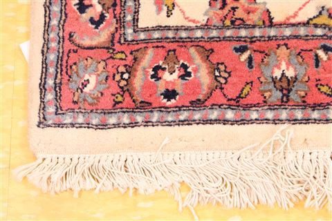 Tabriz Purple Runner Hand Knotted 27 X 219 Area Rug 256-30795 Image 1