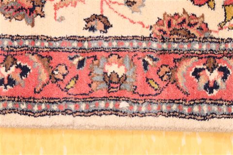 Tabriz Purple Runner Hand Knotted 27 X 219 Area Rug 256-30795 Image 5