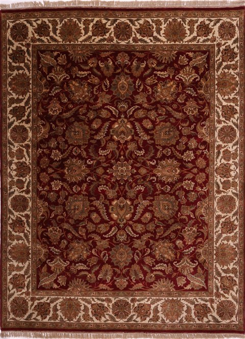 Jaipur Red Hand Knotted 90 X 1111 Area Rug 301-30797 Image 0