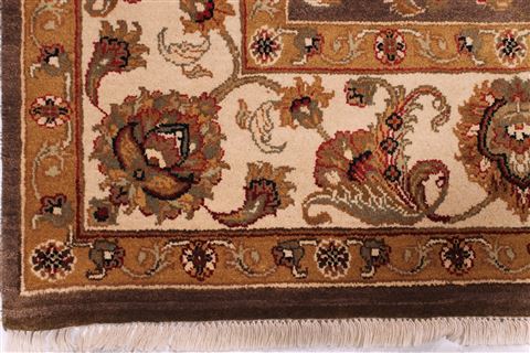 Jaipur Brown Hand Knotted 88 X 1111 Area Rug 301-30798 Image 1