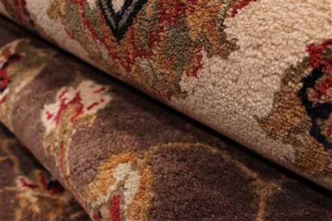 Jaipur Brown Hand Knotted 88 X 1111 Area Rug 301-30798 Image 4