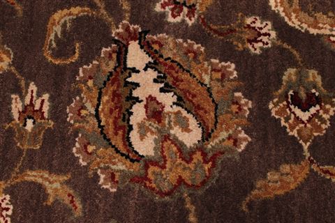 Jaipur Brown Hand Knotted 88 X 1111 Area Rug 301-30798 Image 7