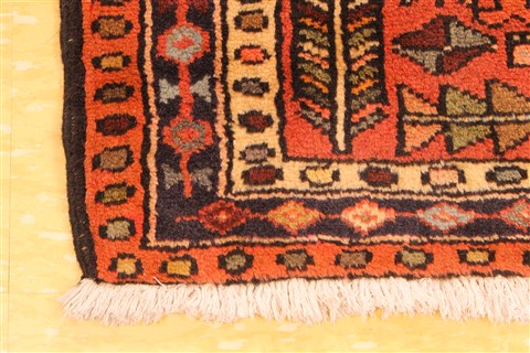 Karajeh Beige Runner Hand Knotted 26 X 153 Area Rug 256-30802 Image 1