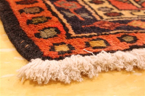 Karajeh Beige Runner Hand Knotted 26 X 153 Area Rug 256-30802 Image 4