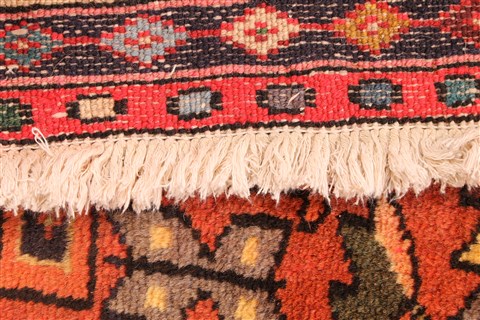 Karajeh Beige Runner Hand Knotted 26 X 153 Area Rug 256-30802 Image 6