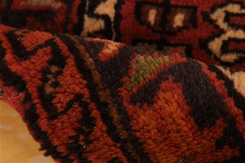 Karajeh Brown Runner Hand Knotted 28 X 157  Area Rug 256-30804 Image 11