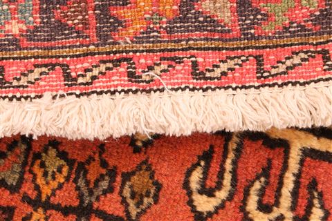 Karajeh Brown Runner Hand Knotted 28 X 157  Area Rug 256-30804 Image 8