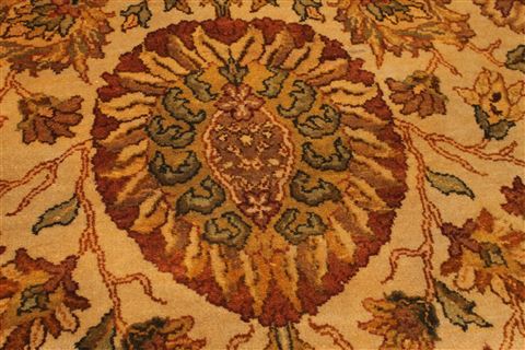 Jaipur Beige Hand Knotted 90 X 119 Area Rug 301-30806 Image 11