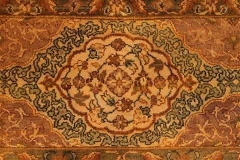 Jaipur Beige Hand Knotted 90 X 119 Area Rug 301-30806 Image 1
