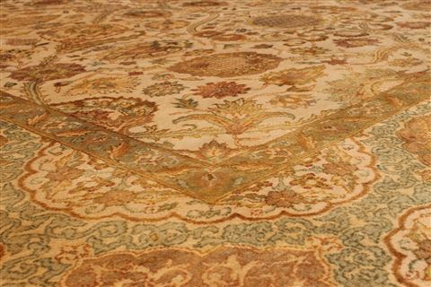 Jaipur Beige Hand Knotted 90 X 119 Area Rug 301-30806 Image 3