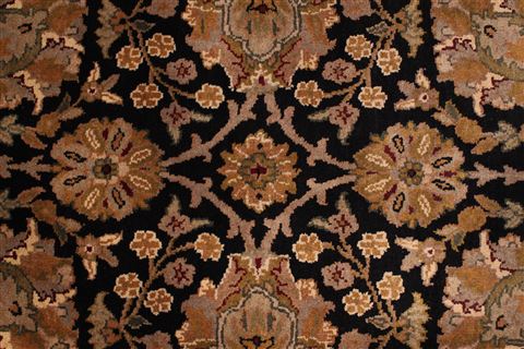 Jaipur Black Hand Knotted 88 X 123 Area Rug 301-30807 Image 3