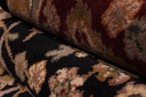 Jaipur Black Hand Knotted 88 X 123 Area Rug 301-30807 Image 4