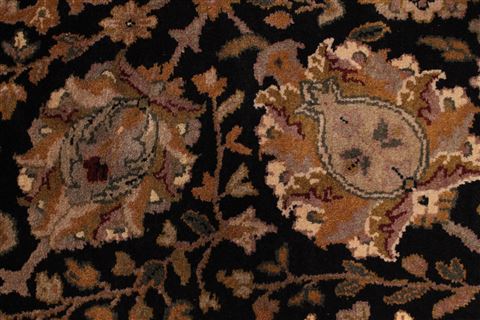 Jaipur Black Hand Knotted 88 X 123 Area Rug 301-30807 Image 7