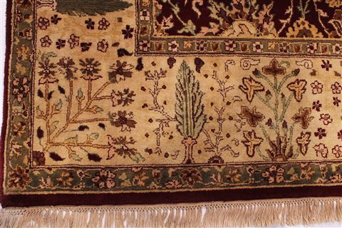 Jaipur Red Hand Knotted 90 X 122 Area Rug 301-30810 Image 1