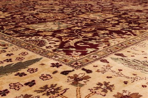 Jaipur Red Hand Knotted 90 X 122 Area Rug 301-30810 Image 2