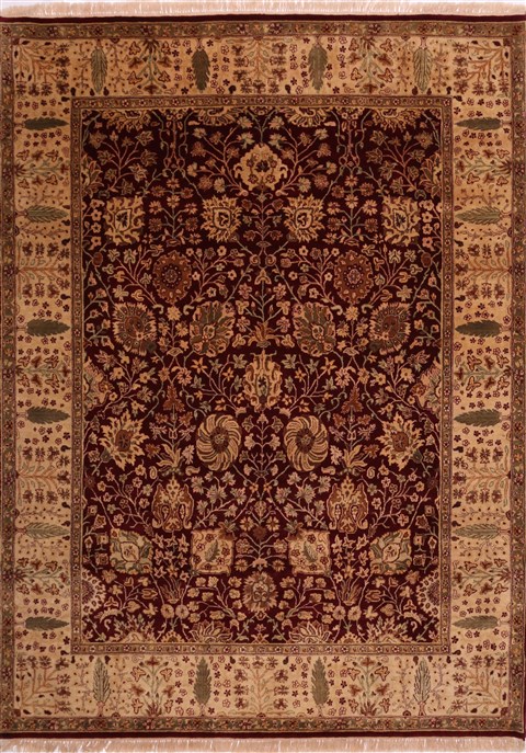 Jaipur Red Hand Knotted 90 X 122 Area Rug 301-30810 Image 0