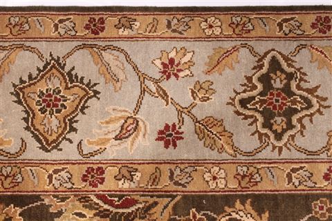 Jaipur Brown Hand Knotted 91 X 1110 Area Rug 301-30812 Image 10