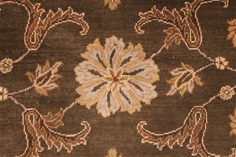 Jaipur Brown Hand Knotted 91 X 1110 Area Rug 301-30812 Image 3