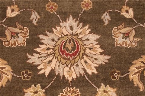 Jaipur Brown Hand Knotted 91 X 1110 Area Rug 301-30812 Image 7
