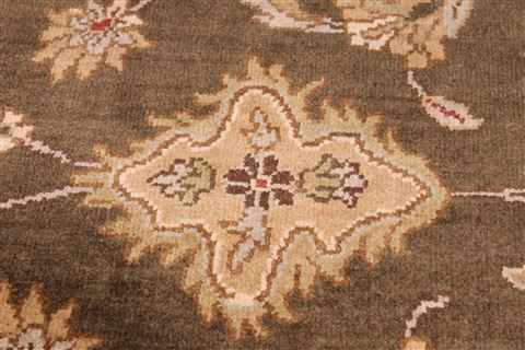 Jaipur Brown Hand Knotted 91 X 1110 Area Rug 301-30812 Image 9
