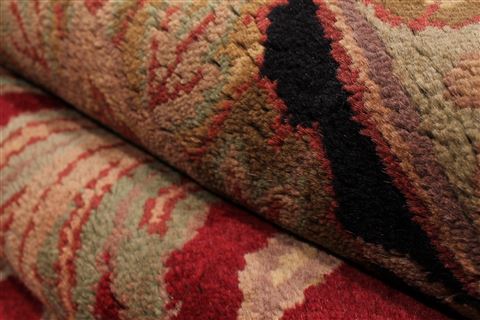 Jaipur Red Hand Knotted 811 X 122 Area Rug 301-30813 Image 5
