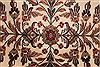 Sarouk Beige Hand Knotted 90 X 121  Area Rug 301-30816 Thumb 3