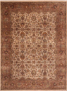 Jaipur White Hand Knotted 9'0" X 12'0"  Area Rug 301-30817