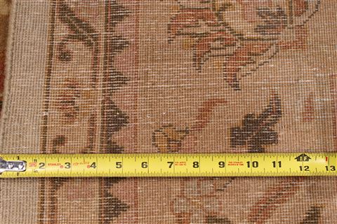 Kashan Beige Hand Knotted 86 X 115 Area Rug 301-30818 Image 5