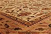 Kashan Beige Hand Knotted 86 X 115 Area Rug 301-30818 Thumb 2