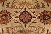 Kashan Beige Hand Knotted 86 X 115  Area Rug 301-30818 Thumb 3