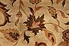 Kashan Beige Hand Knotted 86 X 115 Area Rug 301-30818 Thumb 9