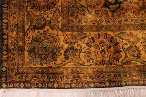 Jaipur Black Hand Knotted 91 X 114 Area Rug 301-30819 Image 1