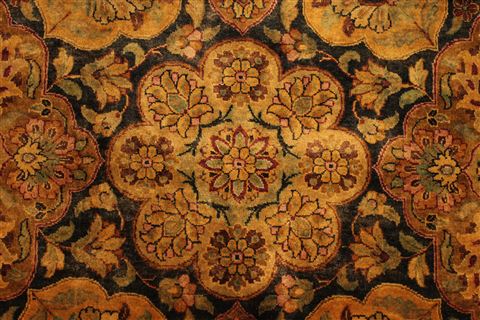 Jaipur Black Hand Knotted 91 X 114 Area Rug 301-30819 Image 3