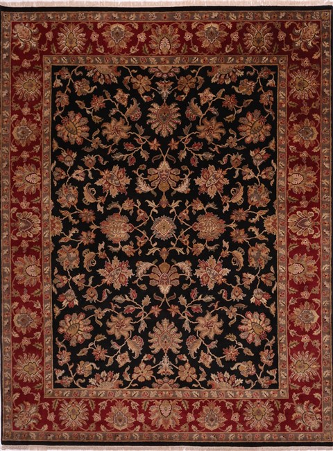 Jaipur Black Hand Knotted 811 X 118 Area Rug 301-30820 Image 0