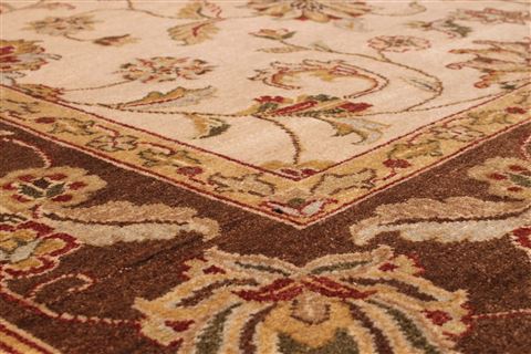 Jaipur Beige Hand Knotted 83 X 112 Area Rug 301-30821 Image 3