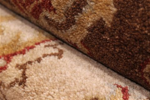Jaipur Beige Hand Knotted 83 X 112 Area Rug 301-30821 Image 5