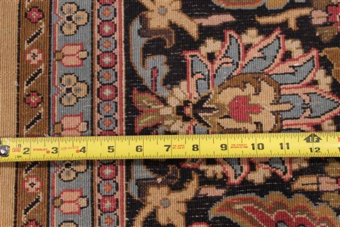 Sarouk Yellow Hand Knotted 91 X 120 Area Rug 301-30822 Image 9